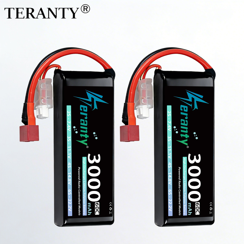 Rc Hobby Airplanes - TERANTY 2S 3000mAh Lipo Battery 7.4V