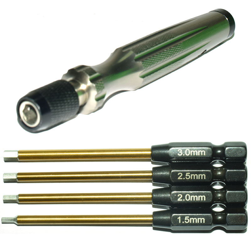Rc Hobby Tool Kit - 1/4Hex Screwdriver Set RC Repair Tools