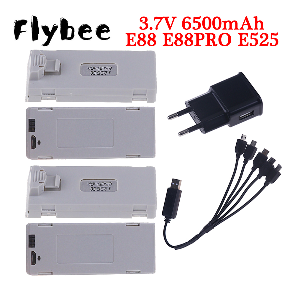 Original E88 Battery 3.7V 6500 - огляд і ціна Rc Hobby Airplanes