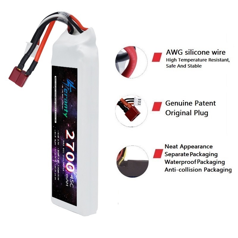1/3PCS 2S 7.4V Lipo Battery 27 - огляд і ціна Rc Hobby Airplanes