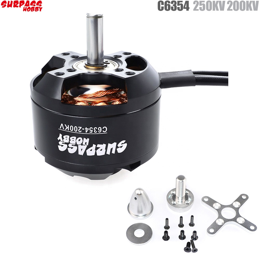 SURPASS HOBBY C6354 6354 250KV - огляд і ціна Rc Hobby Airplanes