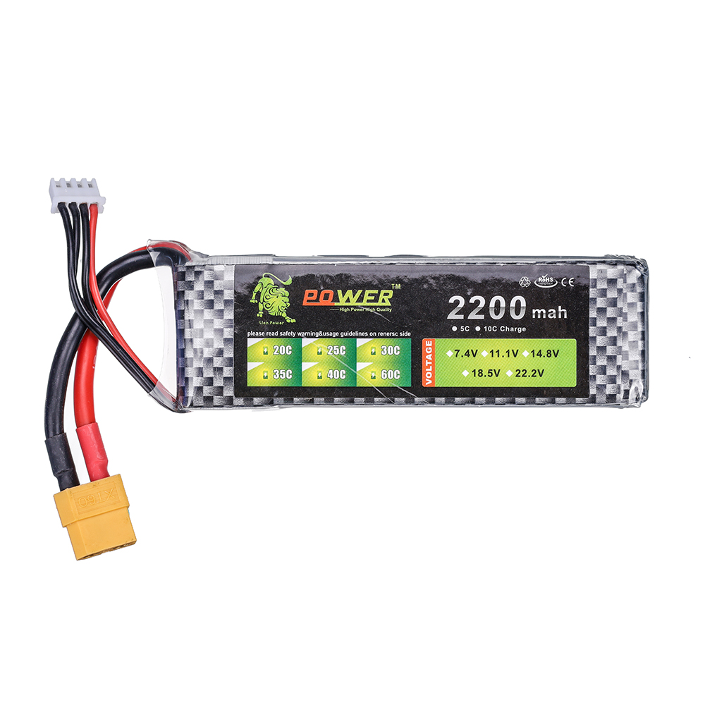 3S 11.1V 2200mAh 35C Lipo Batt - огляд і ціна Rc Hobby Airplanes