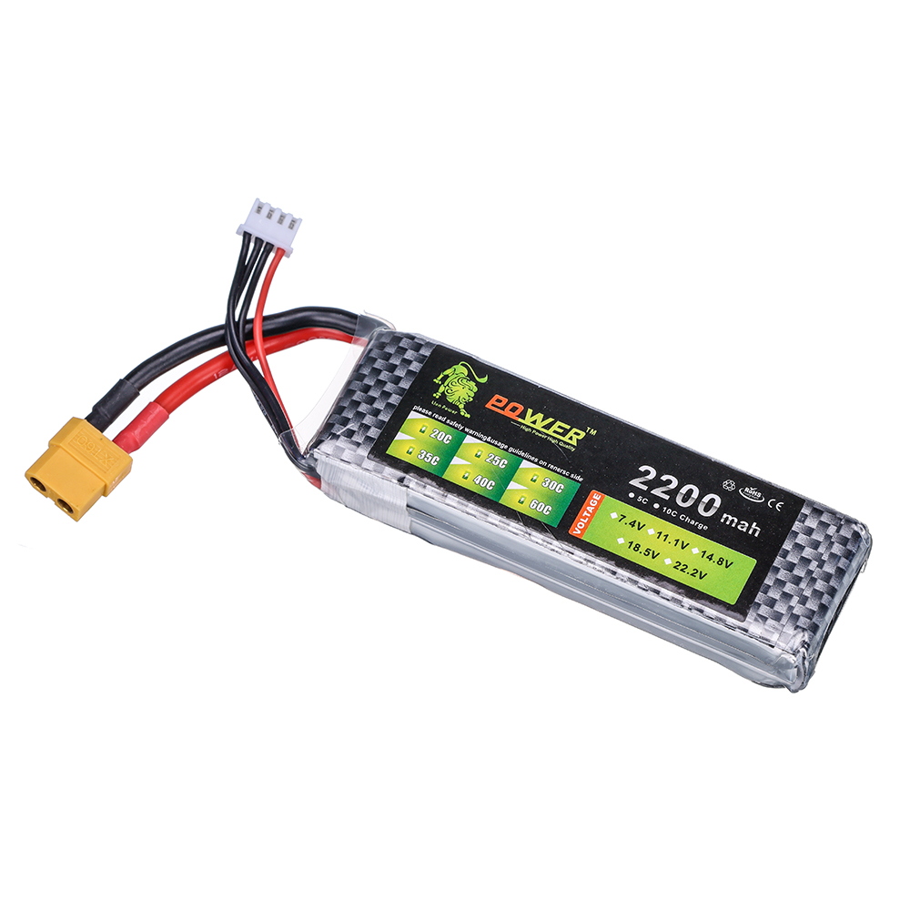 3S 11.1V 2200mAh 35C Lipo Batt - огляд і ціна Rc Hobby Airplanes
