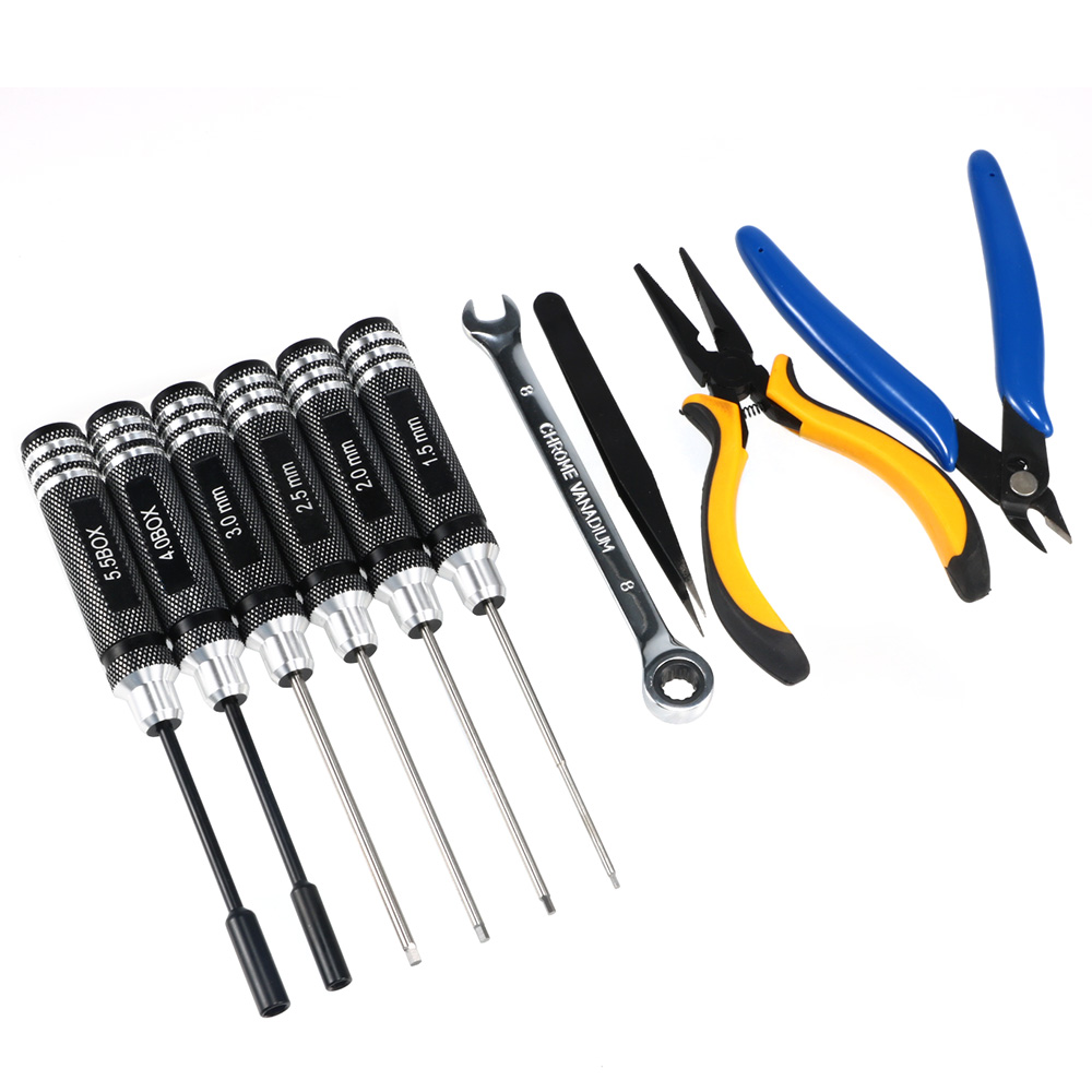 10PCS 10in1 FPV Drone RC Tool  - огляд і ціна Rc Hobby Tool Kit