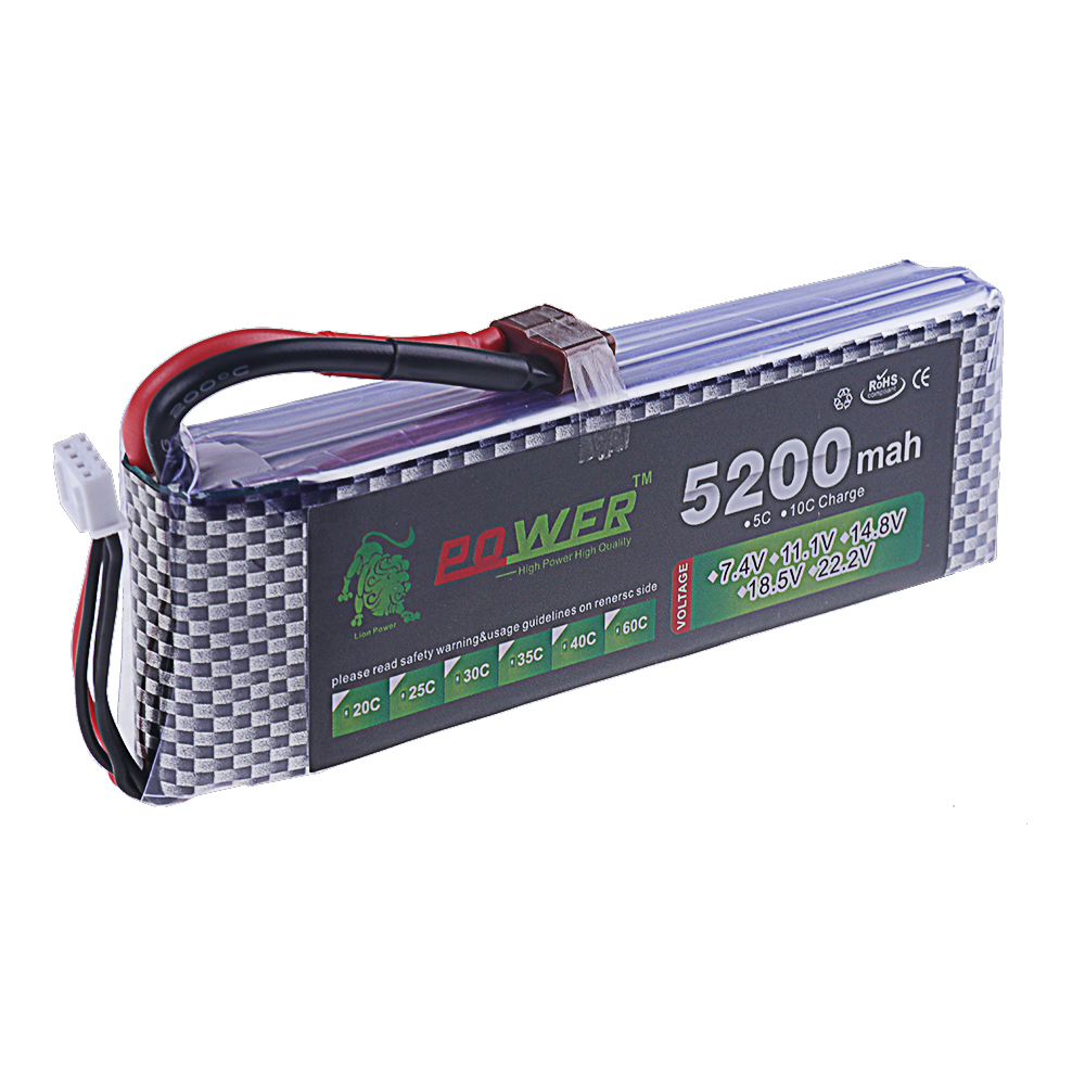 3S Lipo Battery 11.1V 5200mah  - огляд і ціна Rc Hobby Airplanes